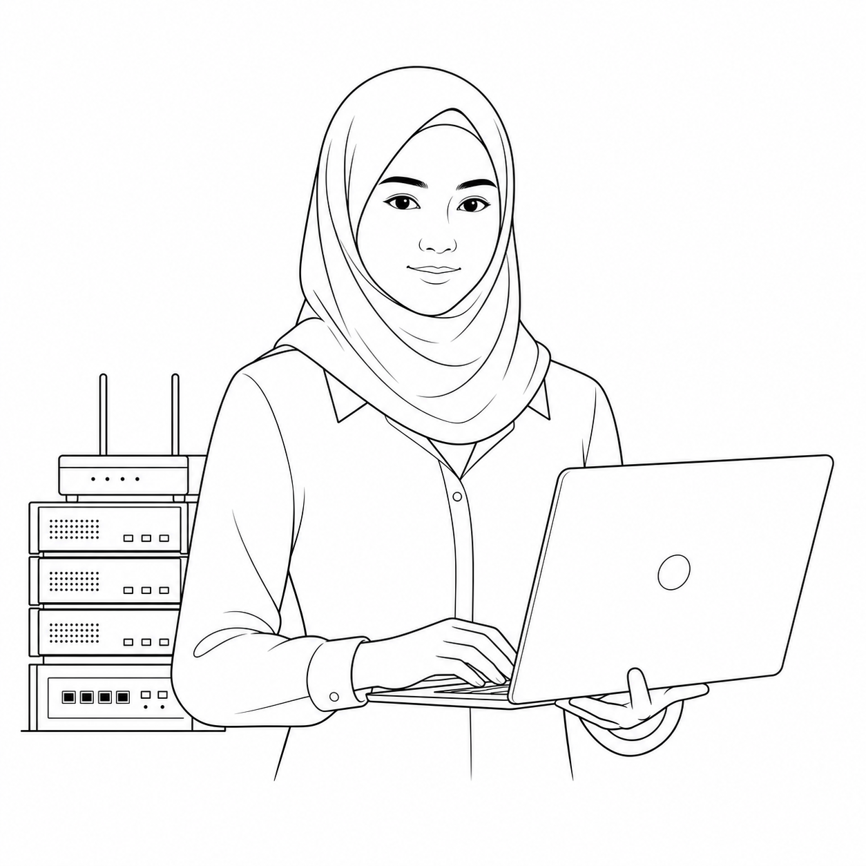 Aisha illustration